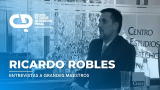 Entrevista a Grandes Maestros  Profesor Ricardo Robles [upl. by Mauceri]