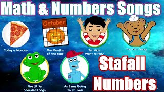 Five Little Speckled frogs Song  Math amp Number Songs [upl. by Abagail]