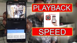 How to fast playback speed in mobile mobile playback ko fast kro very easy steps hikconnect [upl. by Michaud]