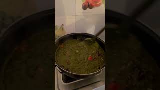 Sarson ka saag Banaya cooker Casey JohnnyMakke ki Roticooking videojhblutanwar [upl. by Gnuhn62]