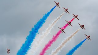 Cosford Airshow 2024  Red Arrows [upl. by Deden]