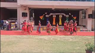 CRPF Public school dwarka sector 16 b godavari house performance 2nd position odisa folk dance [upl. by Aiseneg347]