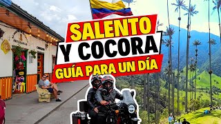 VALLE DEL COCORA y SALENTO un DÍA en moto  Guía y recomendación  EJE CAFETERO COLOMBIA 🇨🇴 Quindío [upl. by Macleod]