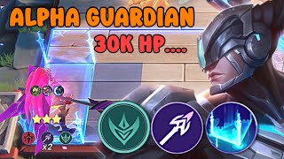 ALPHA GUARDIAN TITAN MODE ll 30K HP HARD ROCK TANK  MAGIC CHESS MLBB [upl. by Eenaffit265]