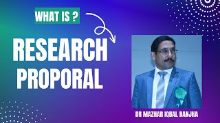 What is a research proposal [upl. by Selda]