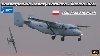 PZL M28 Skytruck 🇵🇱 ▲ Airshow Mielec 2023 [upl. by Mitchael]