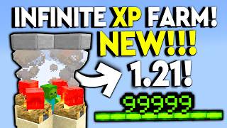 BEST 121 XP FARM Minecraft Tutorial  90 Levels In 30 Seconds [upl. by Ralyat]