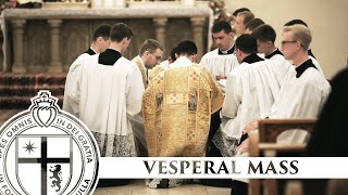 Vesperal Mass and Compline  Holy Thursday 032824  St Thomas Aquinas Seminary [upl. by Edette]