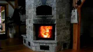 Masonry Heater Fire [upl. by Airemaj448]