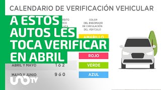 Qué autos deben verificar durante abril en CDMX y Edomex [upl. by Adamik209]