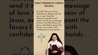 Saint Therese of Lisieux Novena shorts [upl. by Pattison601]