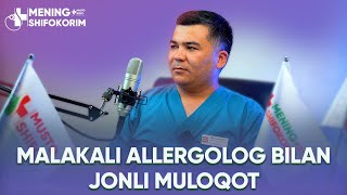 ALLERGOLOG BILAN JONLI MULOQOT [upl. by Borlow]