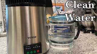 Home Water SterilizationDistiller Super Easy VEVOR [upl. by Ateval]