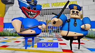 Huggy Wuggy Barrys Prison Run In Roblox  Roblox Full Gameplay  New Game  Roblox roblox [upl. by Verner]