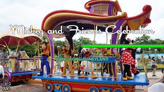 【Hong Kong Disneyland】Mickey and Friends Celebration  The Main Street Parade [upl. by Leesen]