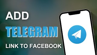 How to Add Telegram Link to Facebook [upl. by Studnia]