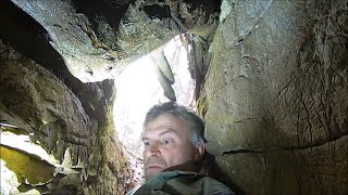 MEGA EXPLORATION Metal Detecting Old Homesite Exploring Caves And MOAR [upl. by Letnoj185]