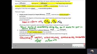 Bio 1  Cell Membrane Transport [upl. by Enehpets]