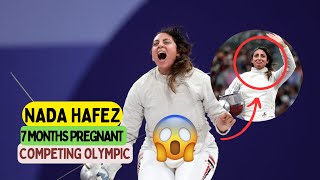 Olympic Fencer Nada Hafez Competes at Seven Months Pregnant [upl. by Faythe]