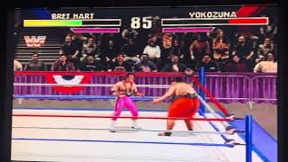 Wwf wrestlemaina Bret Hart vs Yokozuna [upl. by Colleen]