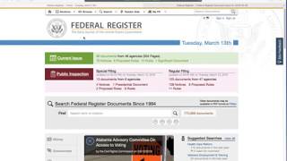 Searching for federal grants with the Federal Register [upl. by Harol932]