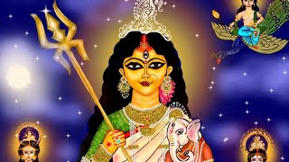 AGOMONI আগমনী 2024aigirinandini bengali versionDEVI DURGA WITH HER CHILDRENS DIGITAL DRAWING [upl. by Maighdiln]