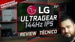 Monitor LG ULTRAGEAR IPS 144Hz 24GN60RB É bom mesmo ou só MARKETING Análise técnica e comparação [upl. by Melbourne698]