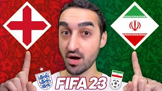 FIFA 23e göre İNGİLTERE vs İRAN maçı 264 [upl. by Farrah]