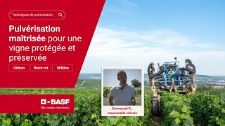 Pulvérisation maîtrisée pour une vigne protégée et préservée [upl. by Eeldivad987]