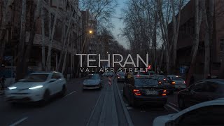 TEHRAN 2018  Walking on Valiasr Street  خیابان ولیعصر تهران [upl. by Alli]