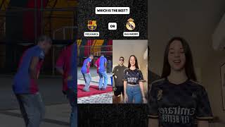 VISCA BARÇA Vs HALA MADRID shorts dance music halamadrid viscabarça laliga [upl. by Lathan]