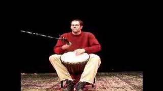 Djembe Solo Hip Hop Style [upl. by Enirahtak]