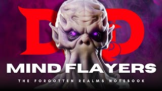 Mind Flayers ⏩ DampD LORE  Forgotten Realms Notebook [upl. by Etnovaj600]