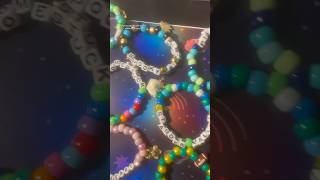 MAKING RANDOM CHARM BRACELETS kandi smallbusiness bracelet beads kandikid plur rawr [upl. by Lamok]