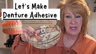 DIY Denture Adhesive Recipe  How To Make Denture Adhesive At Home [upl. by Ronym]