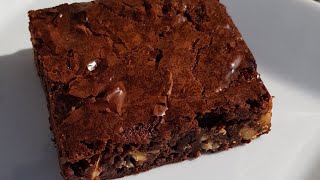 Recette brownies au noix de pécans caramélisées de Cyril Lignac tous en cuisine brownies [upl. by Bronder180]