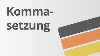 Die Kommaregeln Teil 3 Infinitivgruppen und Konjunktionen  Präpositionen  Deutsch [upl. by Avigdor]