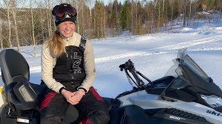 Långweekend  SkiDoo Skandic Sport 600 EFI 2022 [upl. by Atinniuq224]