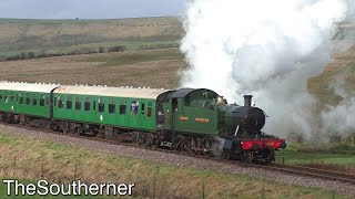 A Prairie in the Purbecks  Swanage Railway 19022022 [upl. by Nayt]