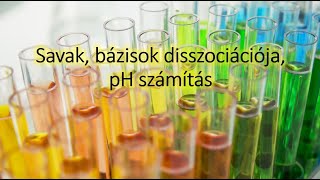 Savak Bázisok disszociációja pH számítás  KÉMIA🧪 [upl. by Amihsat]