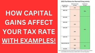 NEW  Can Capital Gains Push Me Into a Higher Tax Bracket [upl. by Oirifrop456]