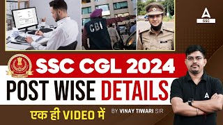 SSC CGL Post Details 2024  SSC CGL Post Details And Job Profile  SSC CGL Full Details [upl. by Katerine]