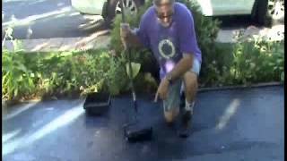 SealCoating Asphalt Driveway with quotSuperCoatquot Driveway Sealer Coating [upl. by Elyse]