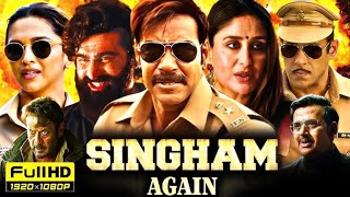 Singham Again movie  Ajay Devgan Kareena Kapoor Khan Akshay KumarSingham Again movie trailer [upl. by Nomael678]