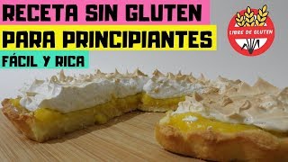 Lemon pie sin TACC receta sin gluten fácil para celíacos [upl. by Urania]