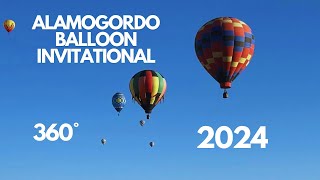 Alamogordo New Mexico Balloon Invitational 2024  360° Panox V2 4K [upl. by Kandy]