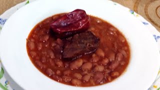 لوبيا تفصاص باللحم صوص حمراء Haricot rouge sauce rouge [upl. by Ordway942]