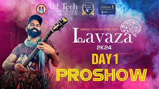 Vel Tech Lavaza 2K24 Annual Techfest  Day 1  21st March 2024 [upl. by Humpage400]