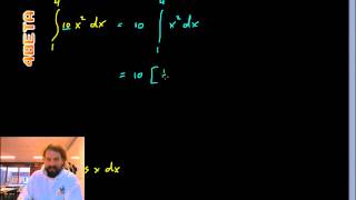 Wiskunde  Integreren  Enkele voorbeeldberekeningen  basis [upl. by Ivers927]
