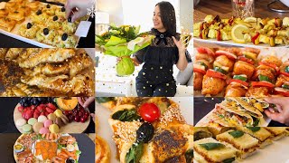 سنة سعيدة 2024 🎉 20 مقبلات سهلة و سريعة ، بوفيه للضيوف  Buffets dinatoires apéro pour les Fêtes [upl. by Lal617]